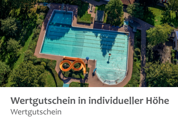 Wertgutschein in individueller Höhe